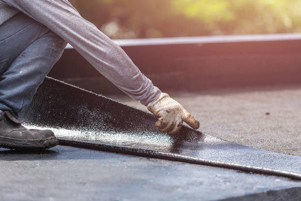 Professional Waterproofing technician working in Allen Park, MI